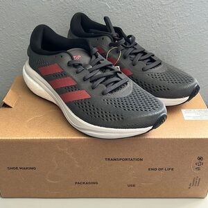 Adidas‎ Womens Supernova 2.0 Running Shoes grey pink size 10